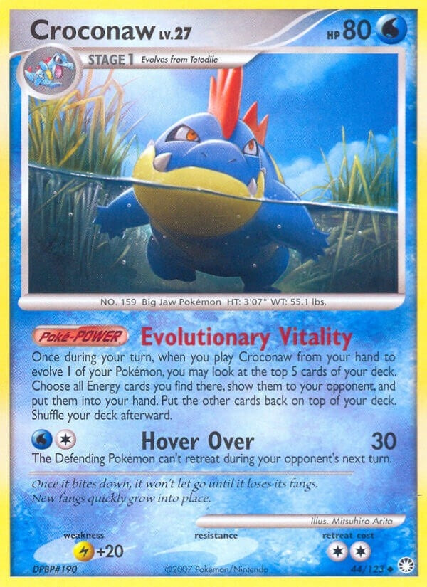 Image for Croconaw (Mysterious Treasures) (44/123) - Pokemon