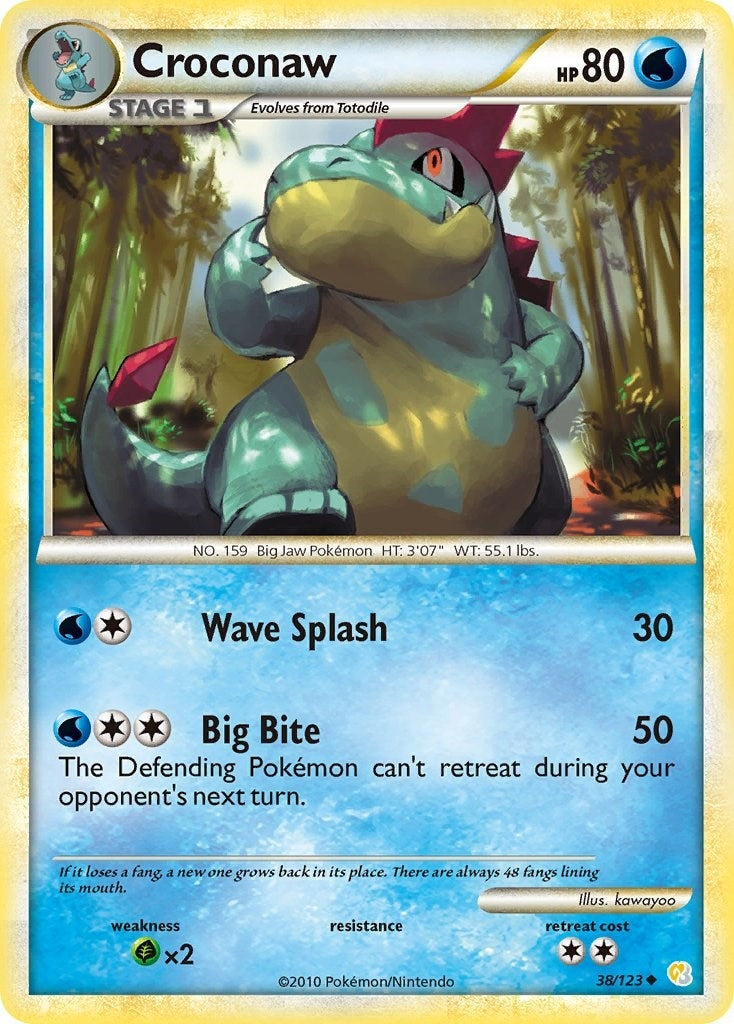 Image for Croconaw (HeartGold SoulSilver) (38/123) - Pokemon