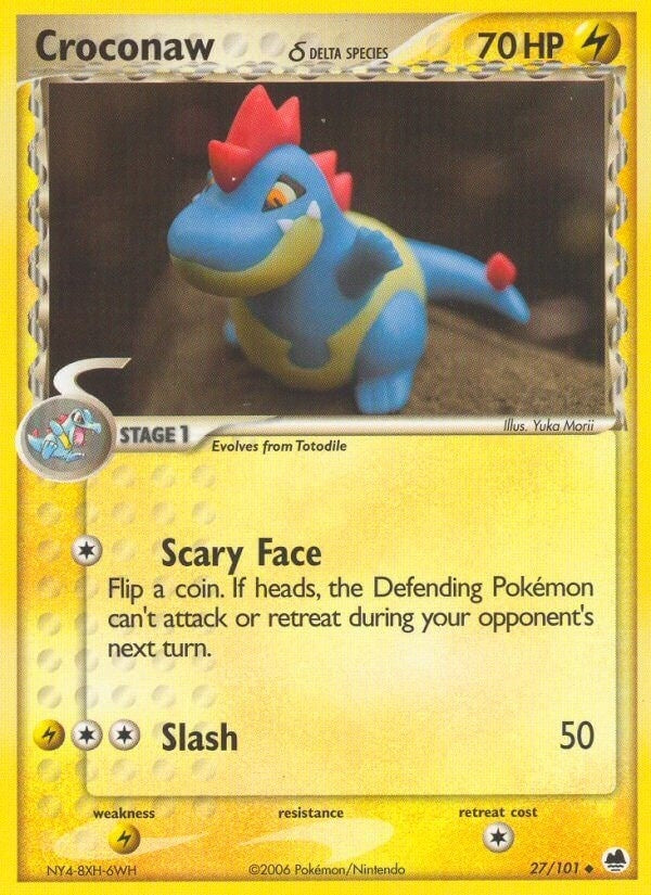 Image for Croconaw (Delta Species) (Dragon Frontiers) (27/101) - Pokemon
