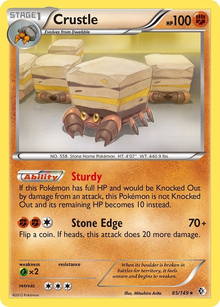 Image for Crustle (Boundaries Crossed) (85/149) - Pokemon