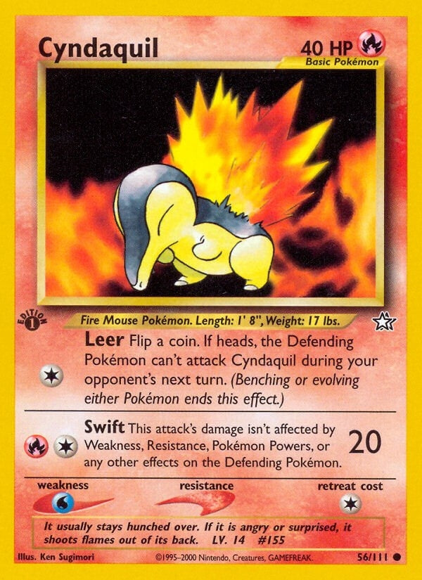 Image for Cyndaquil (56) (Neo Genesis) (056/111) - Pokemon