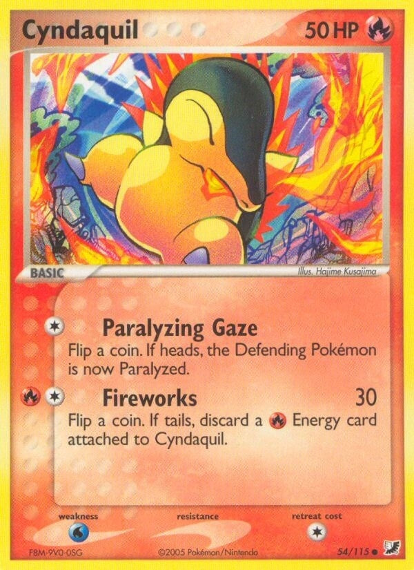Image for Cyndaquil (Unseen Forces) (54/115) - Pokemon