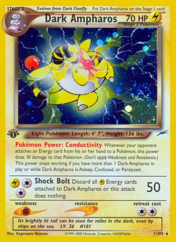 Image for Dark Ampharos (Neo Destiny) (001/105) - Pokemon
