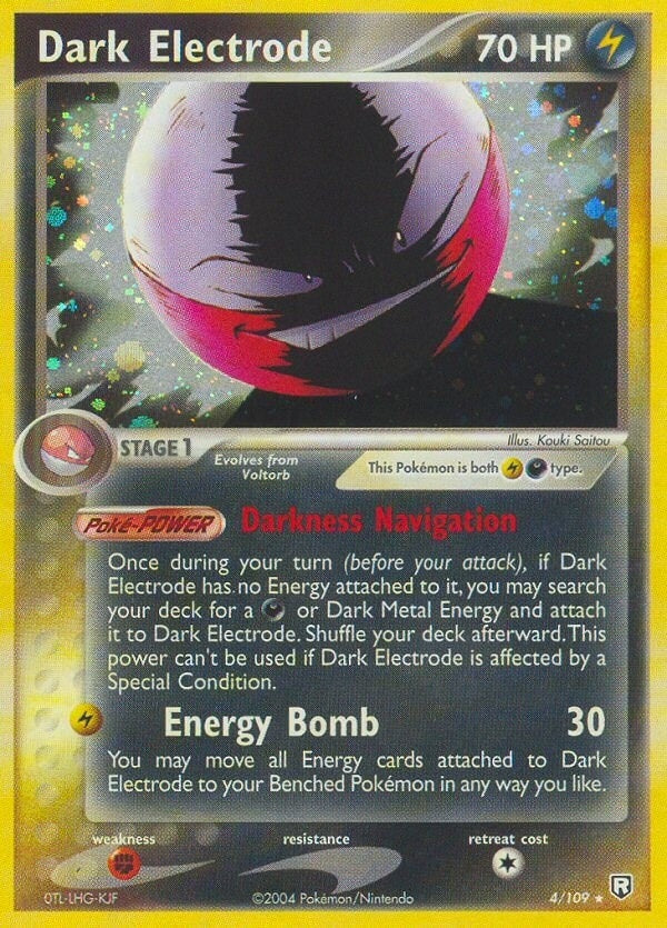 Image for Dark Electrode (Team Rocket Returns) (4/109) - Pokemon