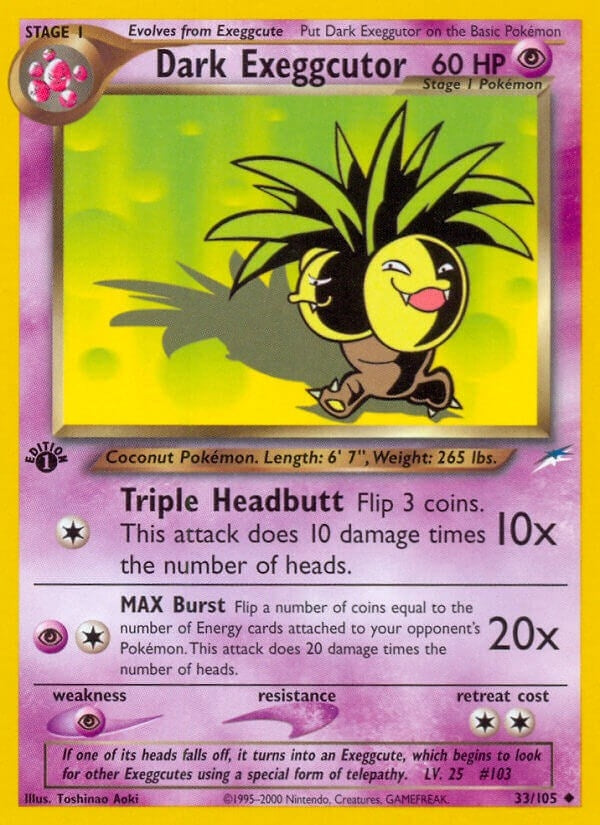 Image for Dark Exeggcutor (Neo Destiny) (033/105) - Pokemon