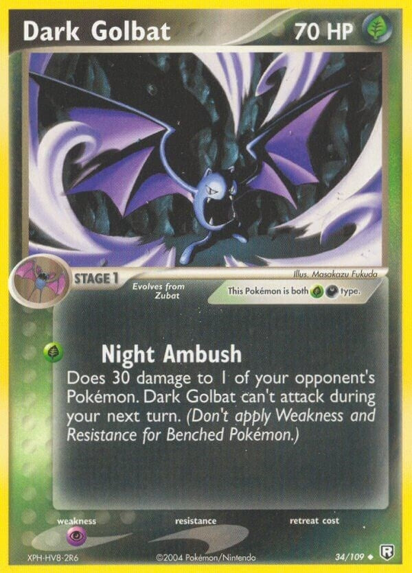 Image for Dark Golbat (Team Rocket Returns) (34/109) - Pokemon