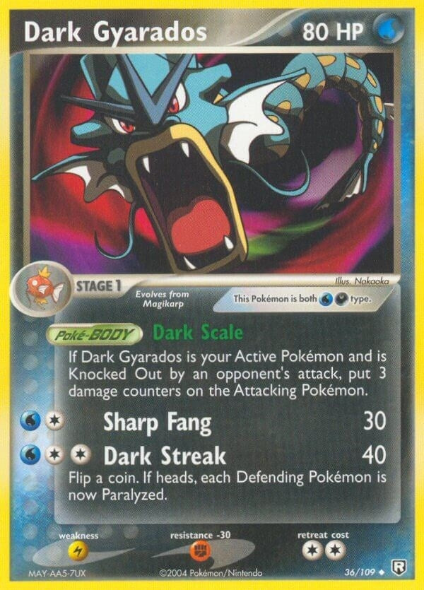 Image for Dark Gyarados (Team Rocket Returns) (36/109) - Pokemon