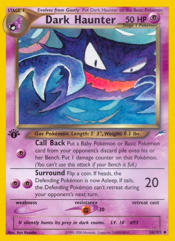 Image for Dark Haunter (Neo Destiny) (036/105) - Pokemon
