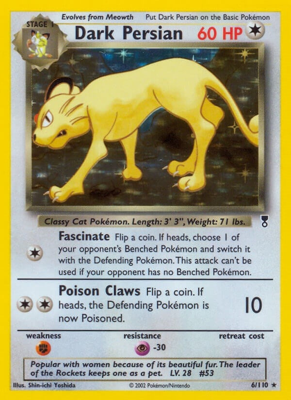 Image for Dark Persian (Legendary Collection) (006/110) - Pokemon