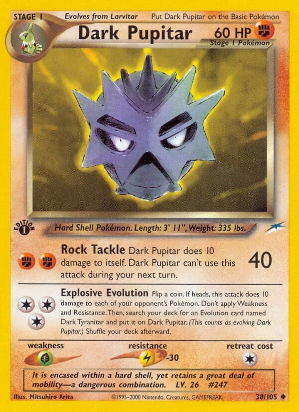 Image for Dark Pupitar (Neo Destiny) (038/105) - Pokemon