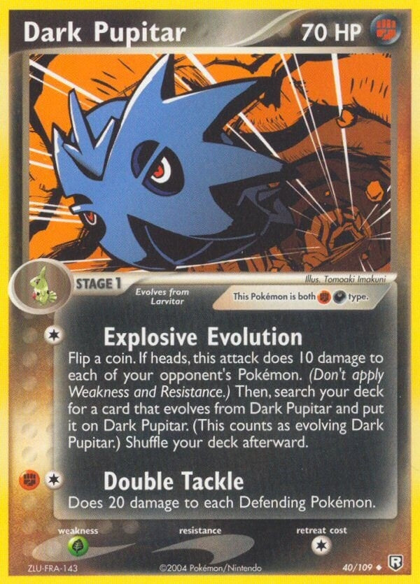 Image for Dark Pupitar (Team Rocket Returns) (40/109) - Pokemon