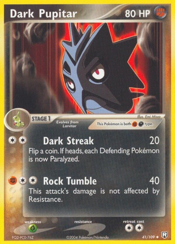 Image for Dark Pupitar (Team Rocket Returns) (41/109) - Pokemon