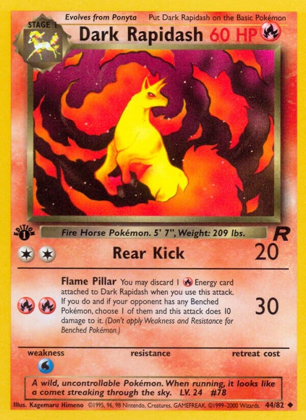 Image for Dark Rapidash (Team Rocket) (44/82) - Pokemon