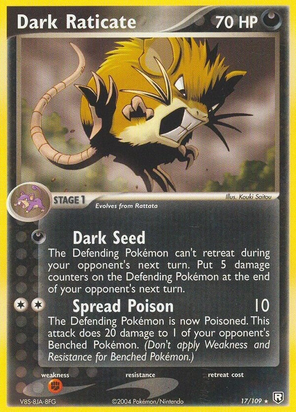 Image for Dark Raticate (Team Rocket Returns) (17/109) - Pokemon