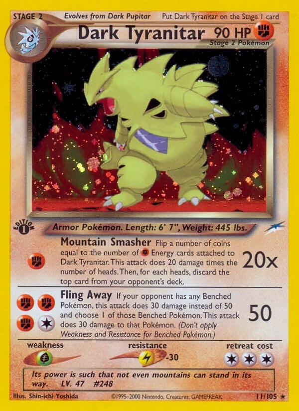 Image for Dark Tyranitar (Neo Destiny) (011/105) - Pokemon