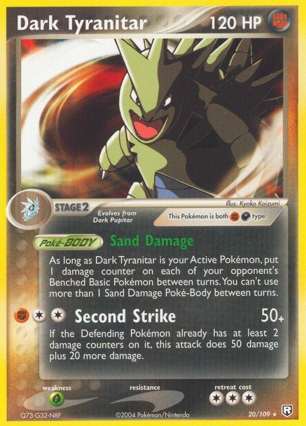 Image for Dark Tyranitar (Team Rocket Returns) (20/109) - Pokemon