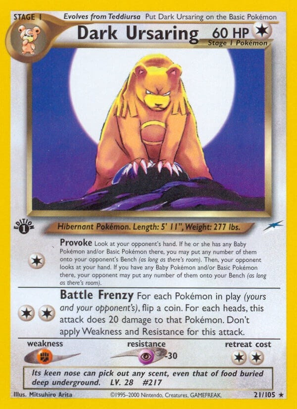 Image for Dark Ursaring (Neo Destiny) (021/105) - Pokemon