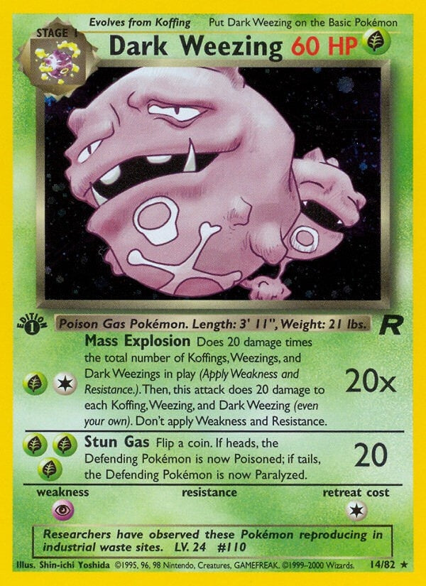 Image for Dark Weezing (14) (Team Rocket) (14/82) - Pokemon