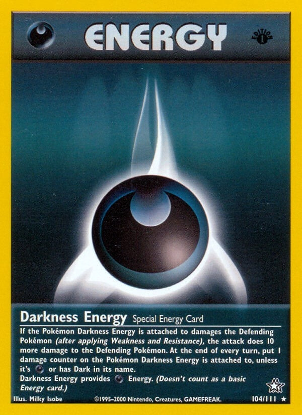 Image for Darkness Energy (Neo Genesis) (104/111) - Pokemon