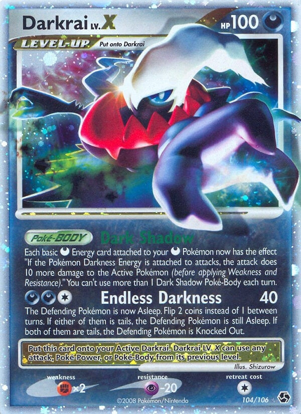 Image for Darkrai LV.X (Great Encounters) (104/106) - Pokemon