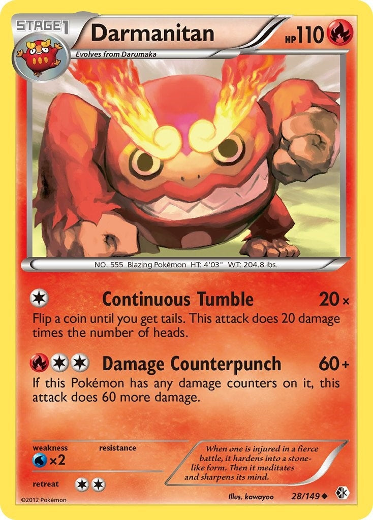 Image for Darmanitan (Boundaries Crossed) (28/149) - Pokemon