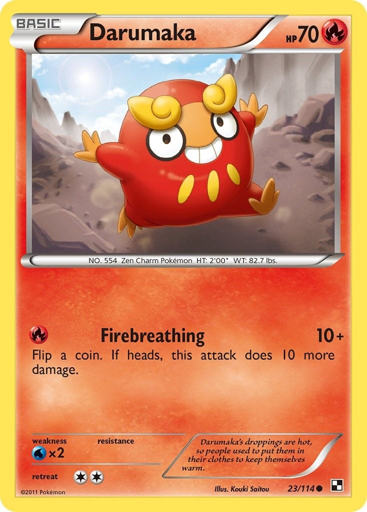 Image for Darumaka (23) (Black and White) (23/114) - Pokemon