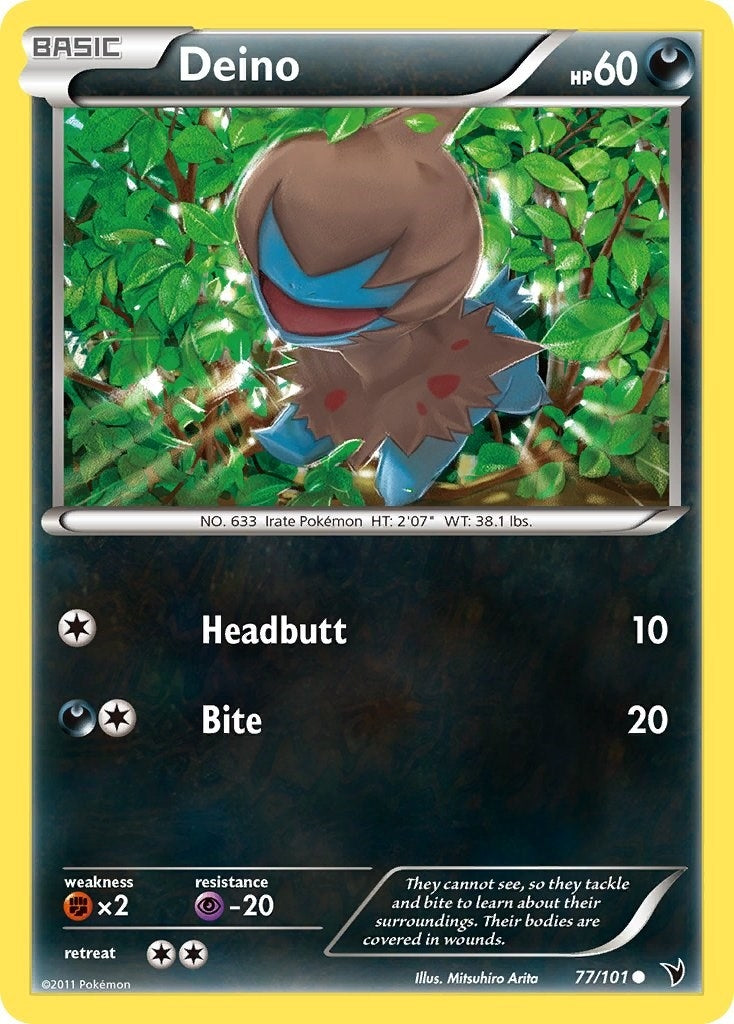 Image for Deino (Noble Victories) (77/101) - Pokemon