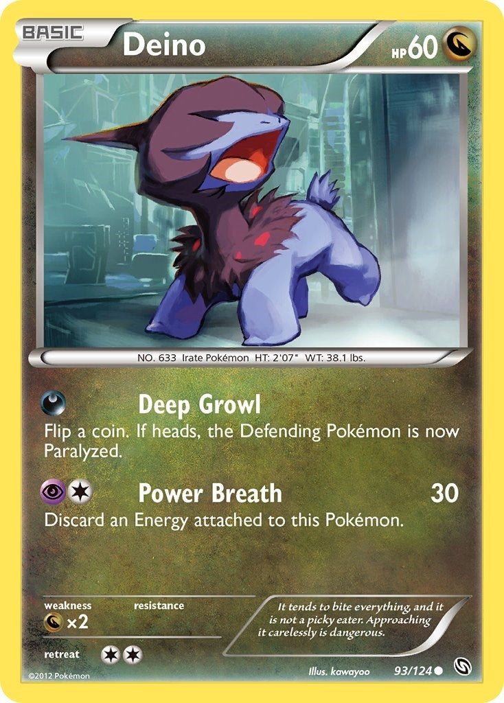 Image for Deino (93) (Dragons Exalted) (93/124) - Pokemon