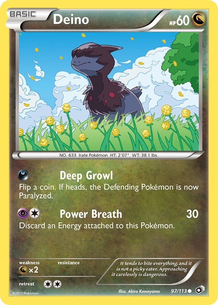 Image for Deino (Legendary Treasures) (97/113) - Pokemon