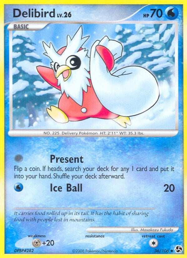 Image for Delibird (Great Encounters) (36/106) - Pokemon