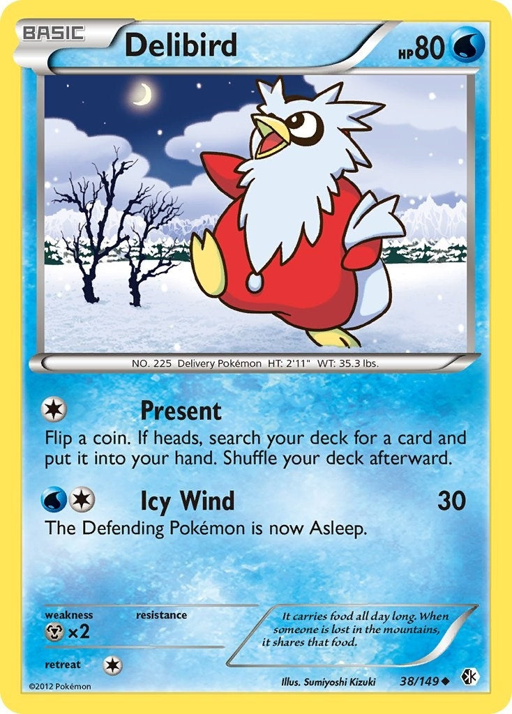 Image for Delibird (Boundaries Crossed) (38/149) - Pokemon