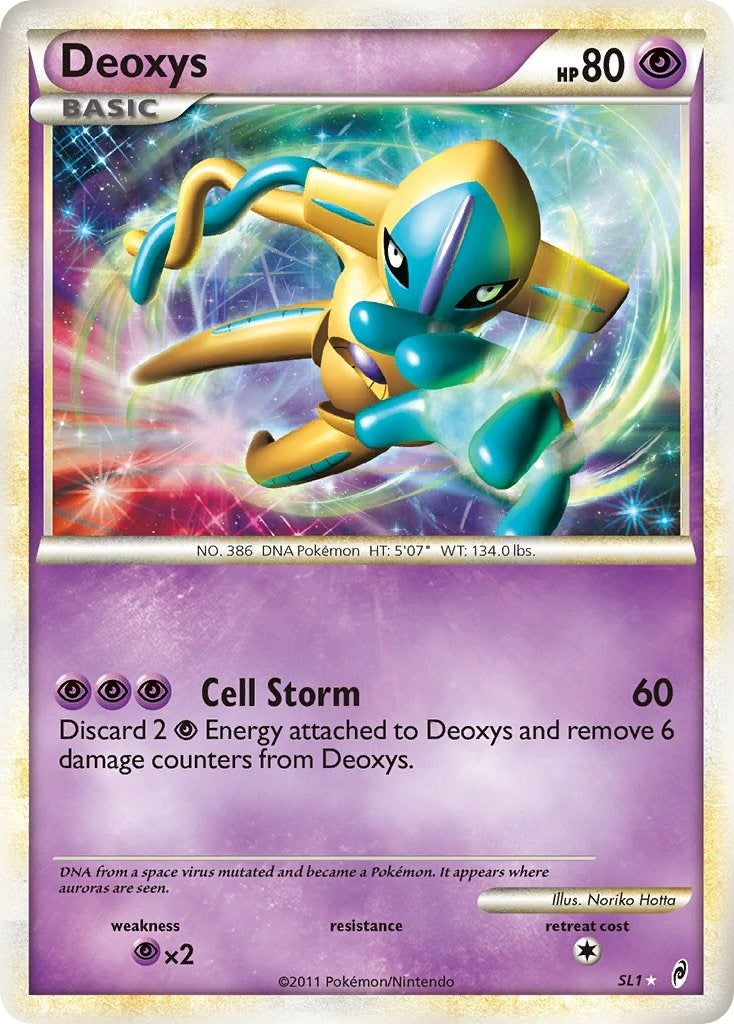 Image for Deoxys (Shiny) (Call of Legends) (SL1) - Pokemon