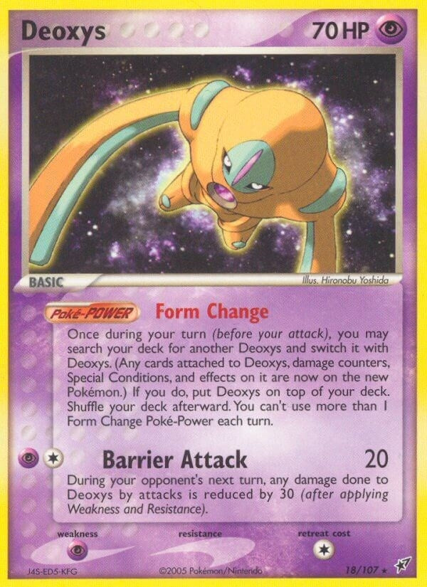 Image for Deoxys (Defense Forme) (Deoxys) (18/107) - Pokemon