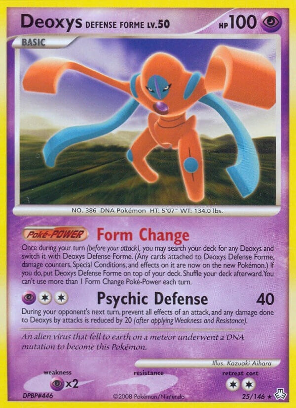 Image for Deoxys Defense Forme (Legends Awakened) (25/146) - Pokemon