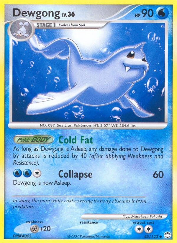 Image for Dewgong (Mysterious Treasures) (45/123) - Pokemon