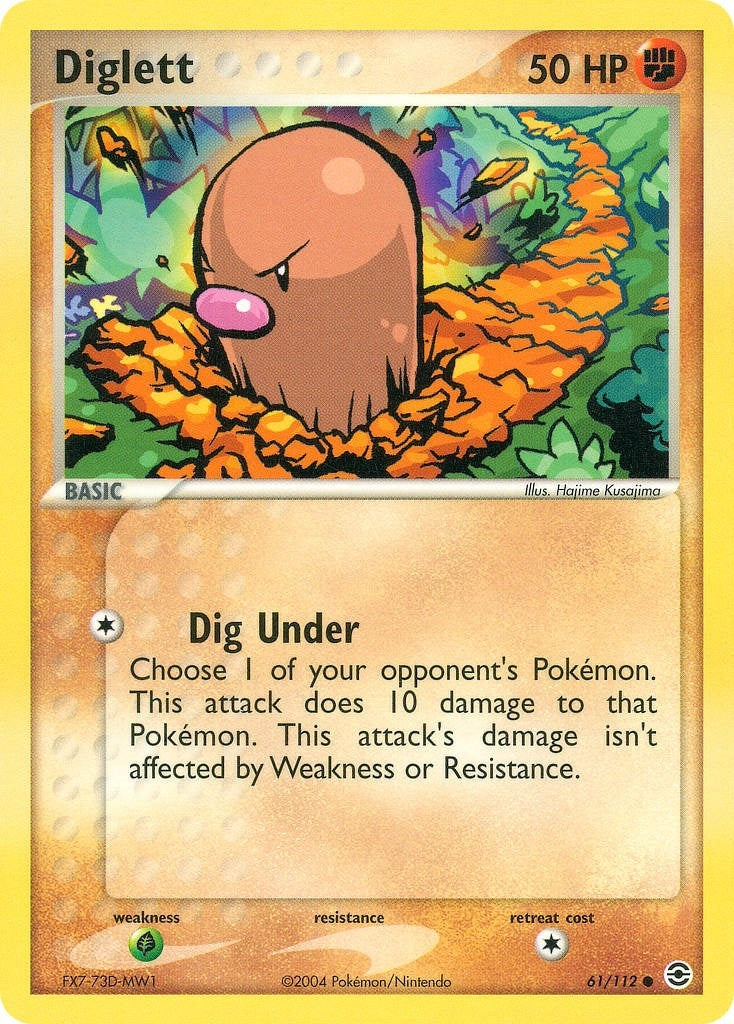 Image for Diglett (FireRed & LeafGreen) (61/112) - Pokemon