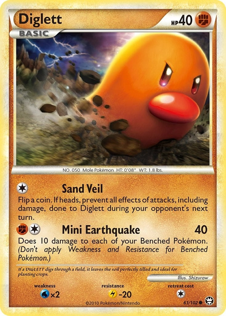 Image for Diglett (Triumphant) (61/102) - Pokemon
