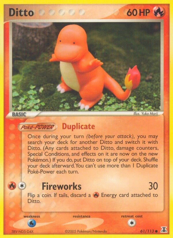 Image for Ditto - 61/113 (Charmander) (Delta Species) (061/113) - Pokemon