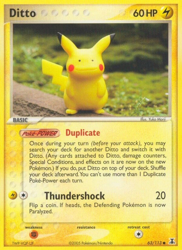 Image for Ditto - 63/113 (Pikachu) (Delta Species) (063/113) - Pokemon
