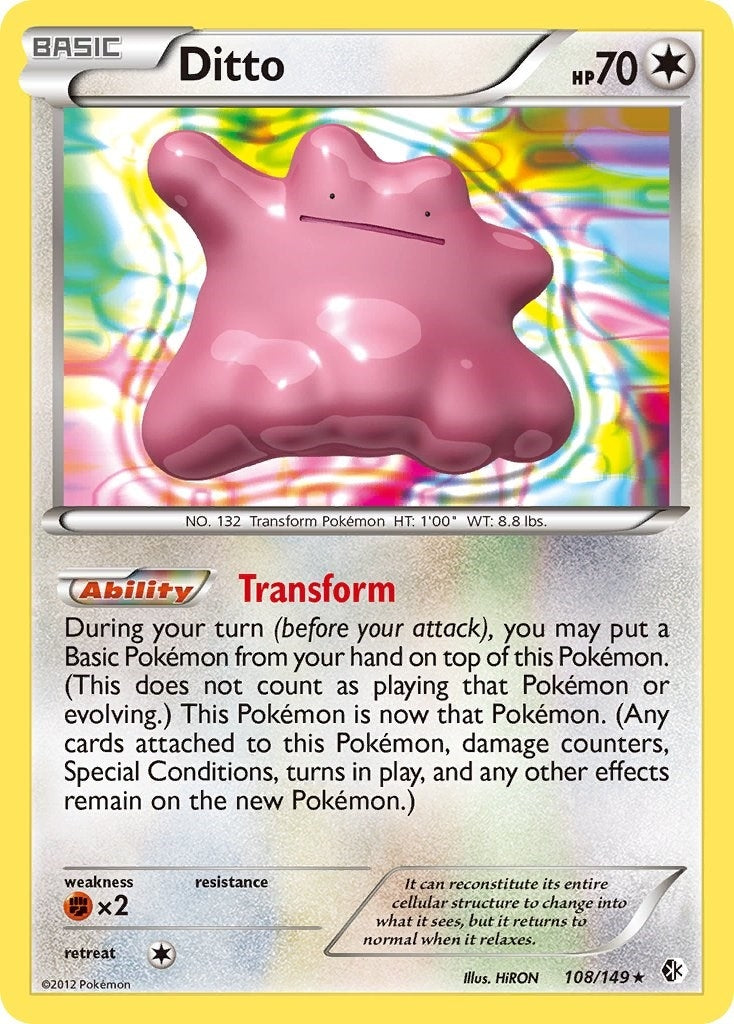 Image for Ditto (Boundaries Crossed) (108/149) - Pokemon