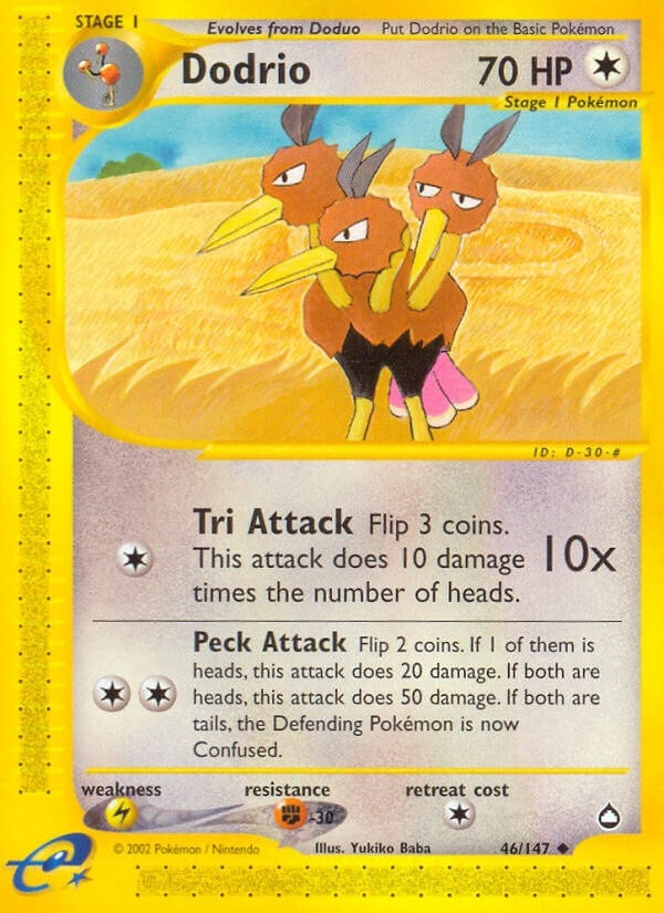 Image for Dodrio (Aquapolis) (046/147) - Pokemon