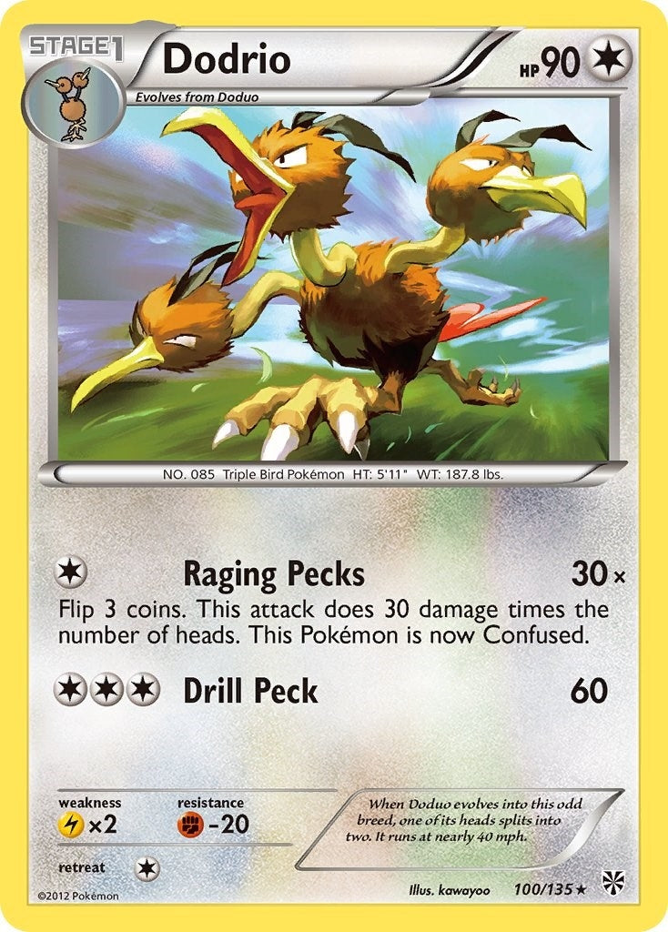 Image for Dodrio (Plasma Storm) (100/135) - Pokemon