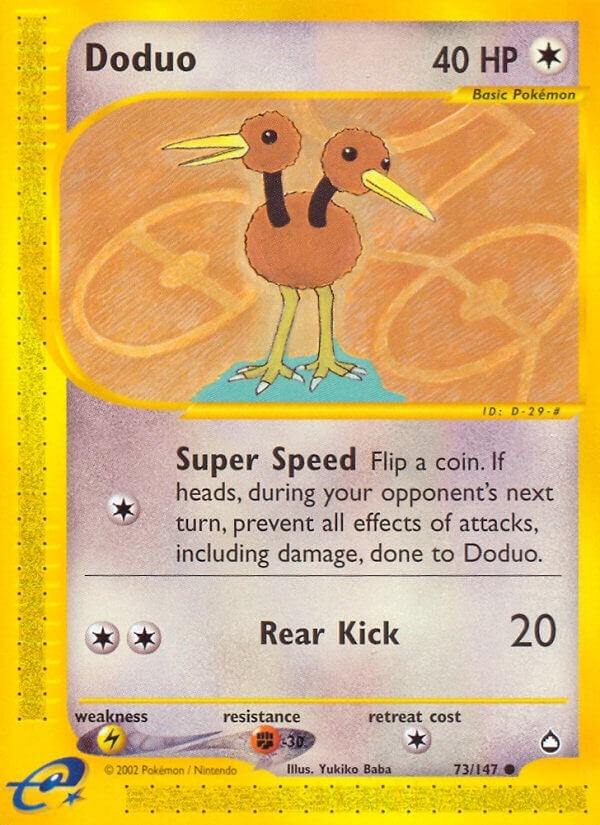 Image for Doduo (Aquapolis) (073/147) - Pokemon
