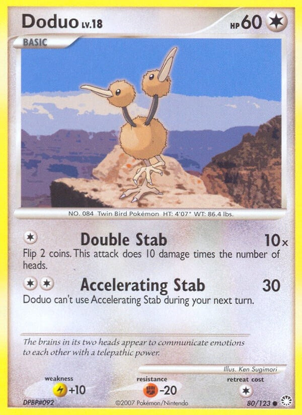 Image for Doduo (Mysterious Treasures) (80/123) - Pokemon