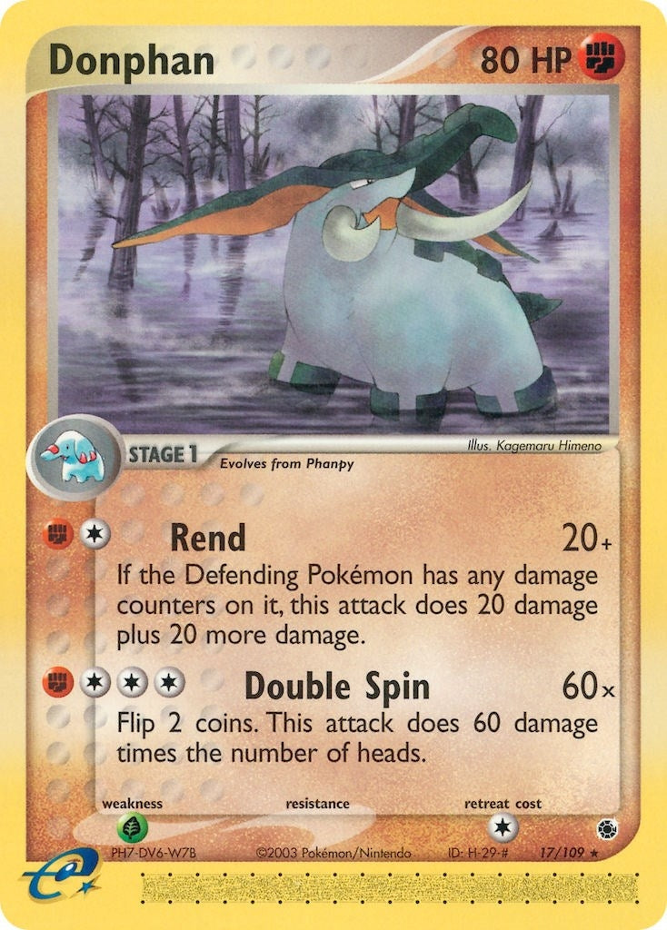 Image for Donphan (Ruby and Sapphire) (17/109) - Pokemon
