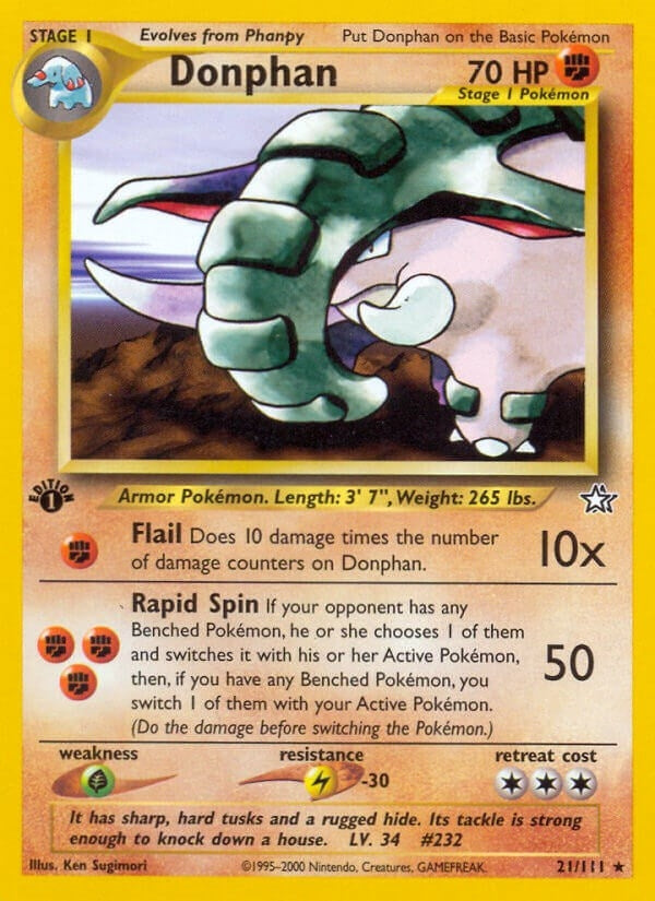 Image for Donphan (Neo Genesis) (021/111) - Pokemon