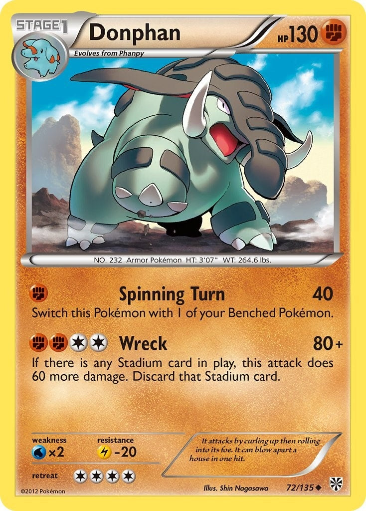 Image for Donphan (Plasma Storm) (72/135) - Pokemon