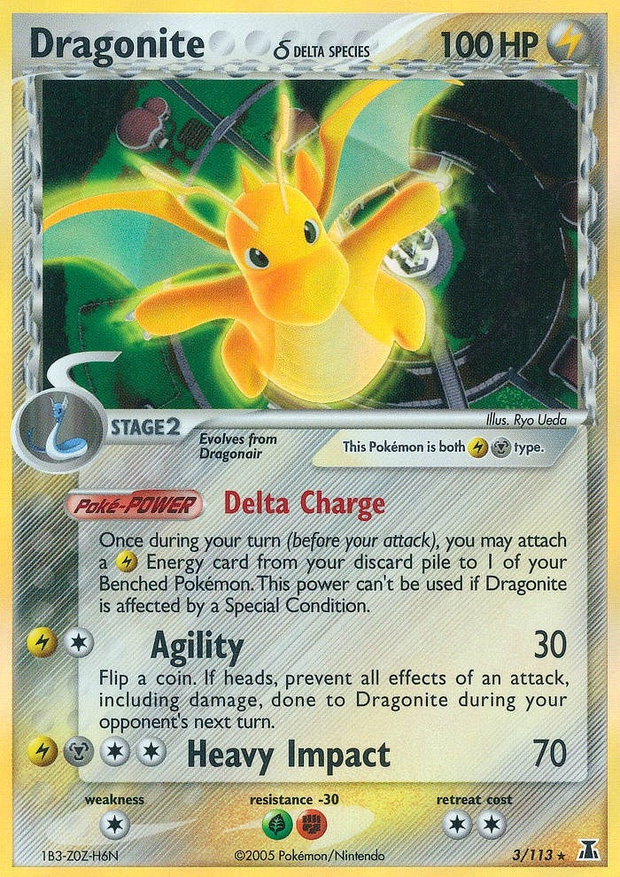 Image for Dragonite (Delta Species) (Delta Species) (3/113) - Pokemon