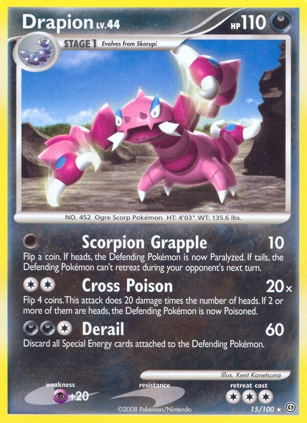 Image for Drapion (Stormfront) (15/100) - Pokemon