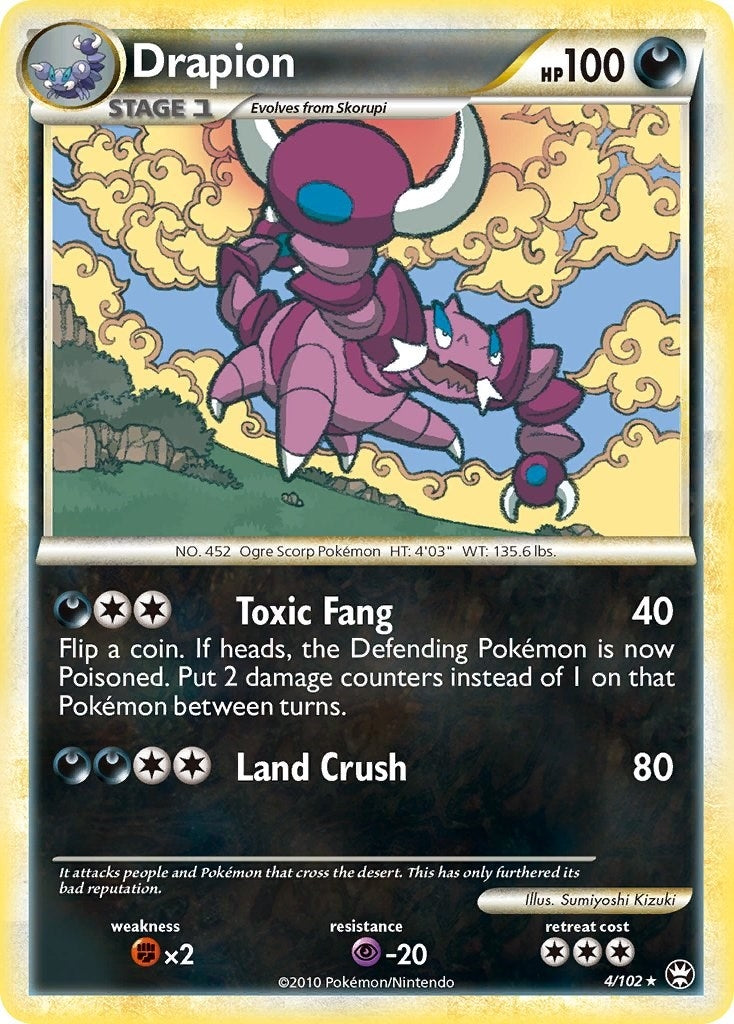 Image for Drapion (Triumphant) (4/102) - Pokemon